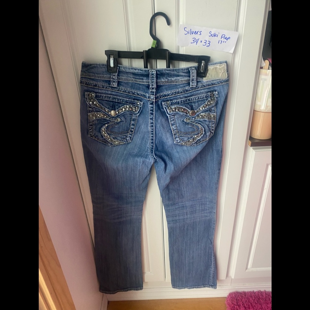 Silvers women’s bling jeans size 34